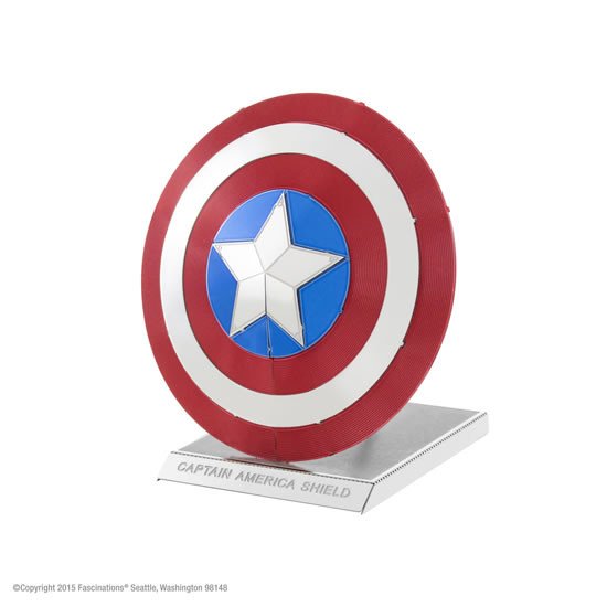 Gra/Zabawka Metal Earth 3D puzzle: Marvel Captain America Shield 