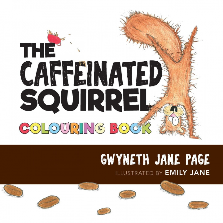 Carte Caffeinated Squirrel - Colouring Book 