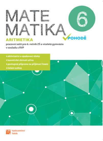 Книга Matematika v pohodě 6 - Aritmetika - pracovní sešit 