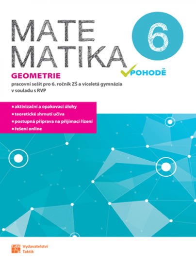 Kniha Matematika v pohodě 6 - Geometrie - pracovní sešit 