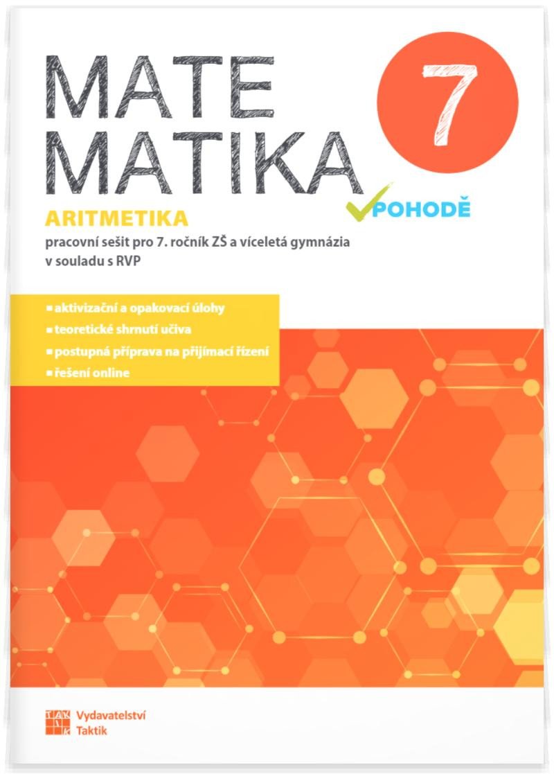 Livre Matematika v pohodě 7 - Aritmetika - pracovní sešit 