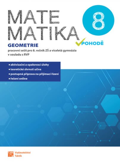 Kniha Matematika v pohodě 8 - Geometrie - pracovní sešit 