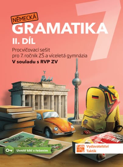 Book Německá gramatika 7 pro ZŠ – 2. díl - procvičovací sešit 