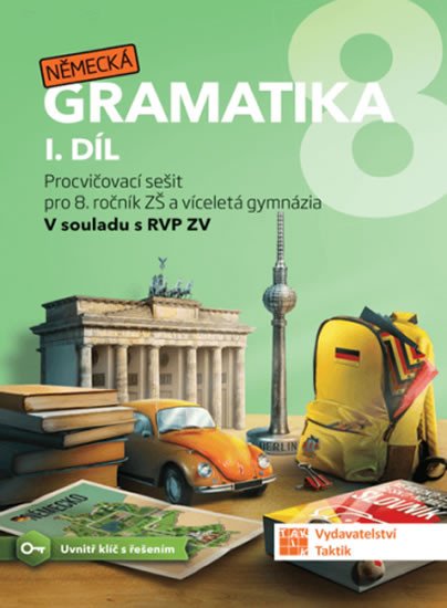 Book Německá gramatika 8 pro ZŠ – 1. díl - procvičovací sešit 