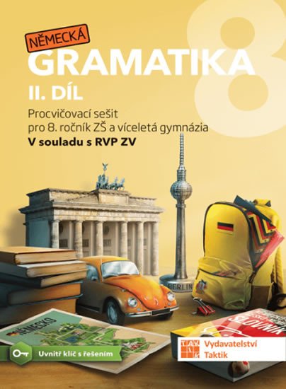 Knjiga Německá gramatika 8 pro ZŠ – 2. díl - procvičovací sešit 