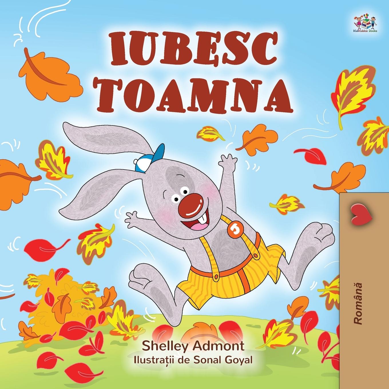 Kniha I Love Autumn (Romanian children's book) Kidkiddos Books