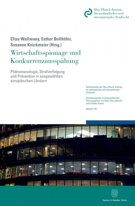 Книга Wirtschaftsspionage und Konkurrenzausspähung. Esther Bollhöfer