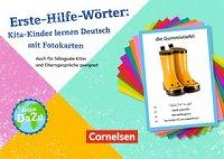 Книга Deutsch lernen mit Fotokarten - Kita / Erste-Hilfe-Wörter 