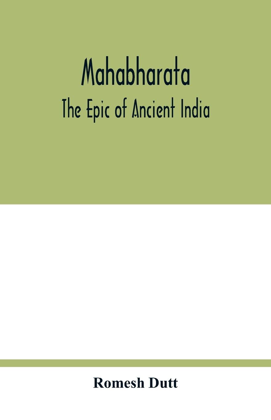 Knjiga Mahabharata Romesh Dutt