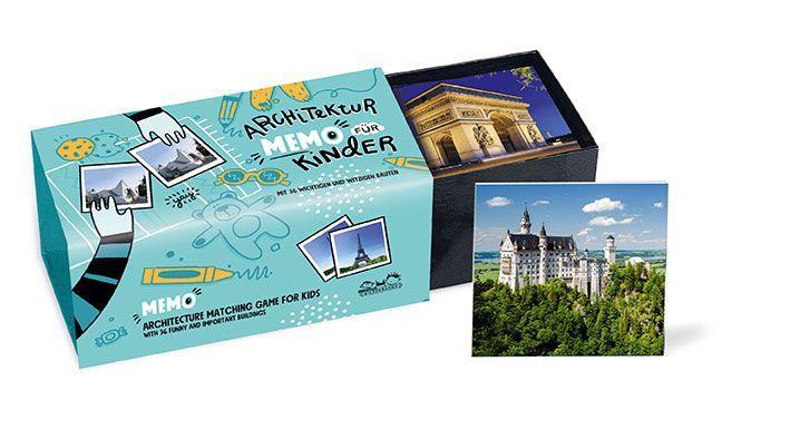 Játék Architektur für Kinder. Memo I Architecture for kids. Matching game 