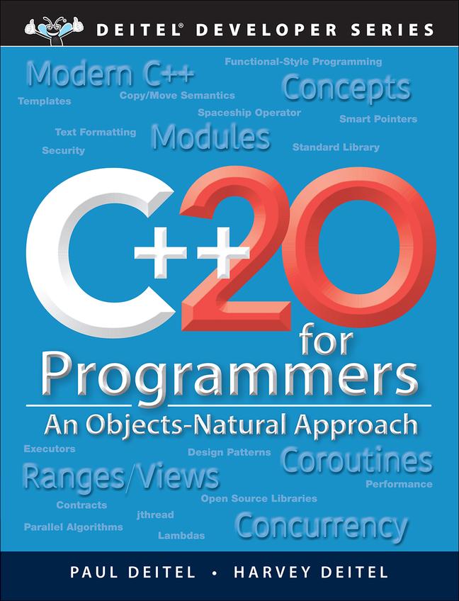 Knjiga C++20 for Programmers Harvey Deitel