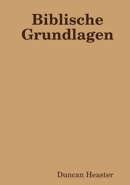 Książka Biblische Grundlagen 