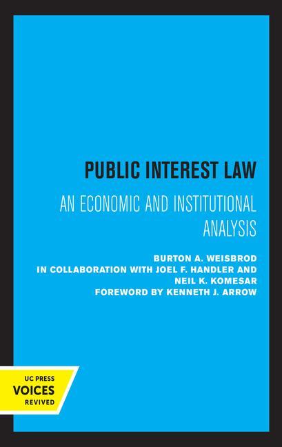 Книга Public Interest Law Burton A. Weisbrod