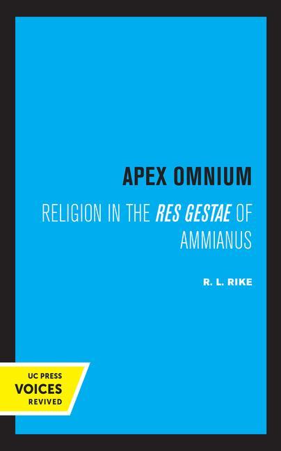 Knjiga Apex Omnium R. L. Rike
