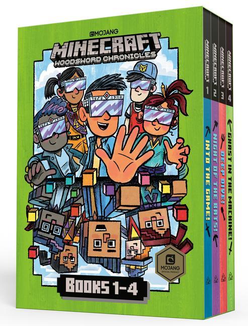 Book Minecraft Woodsword Chronicles Box Set Books 1-4 (Minecraft) 