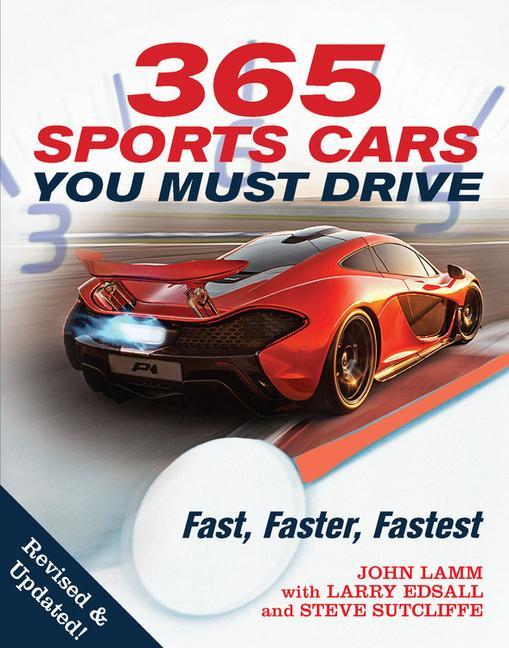 Könyv 365 Sports Cars You Must Drive Steve Sutcliffe