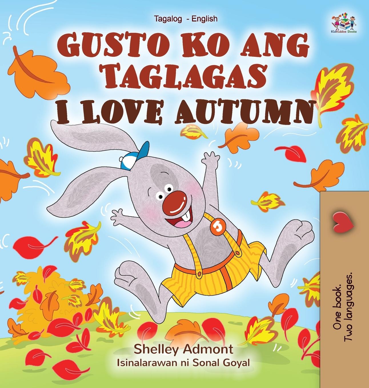 Kniha I Love Autumn (Tagalog English bilingual children's book) Kidkiddos Books
