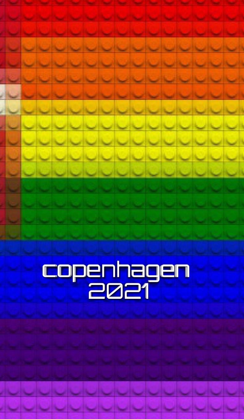 Carte Copenhagen denmark pride 2021 $ir Michael creative blank journal Micael Huhn