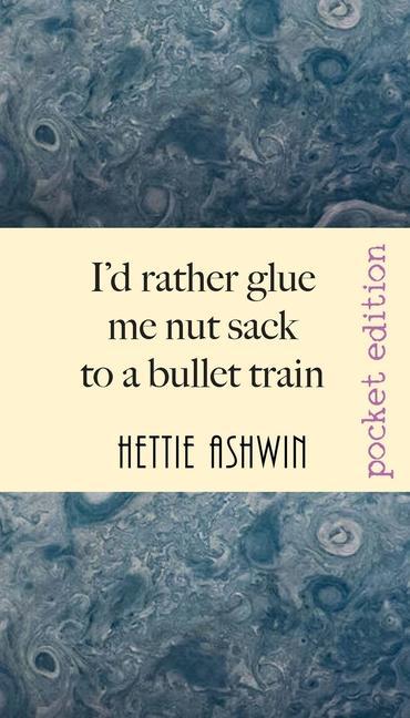 Libro I'd rather glue me nut sack to a bullet train 