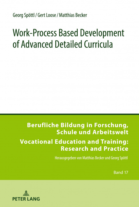 Knjiga Work-Process Based Development of Advanced Detailed Curricula Gert Loose