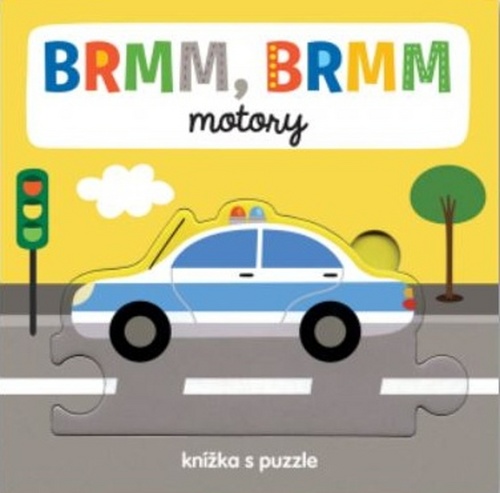 Book BRMM, BRMM motory Knížka s puzzle Beatrice Tinarelli