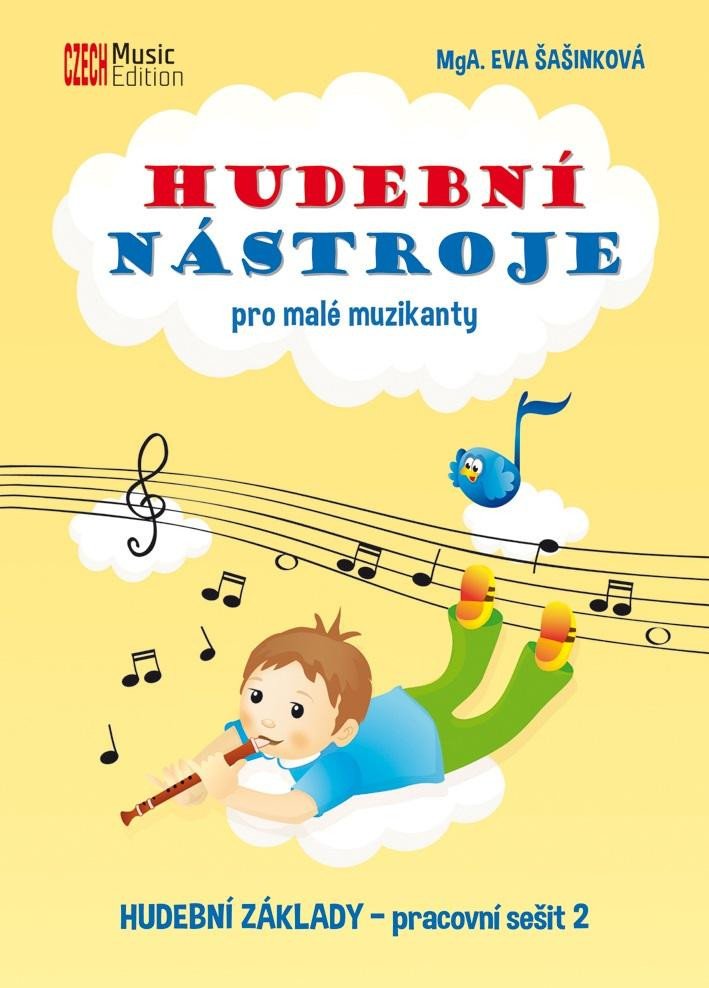 Kniha Hudební nástroje pro malé muzikanty - Hudební základy PS 2 Eva Šašinková