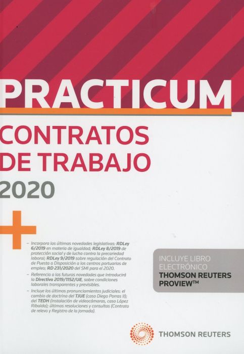 Книга Practicum contratos de trabajo (Papel + e-book) 