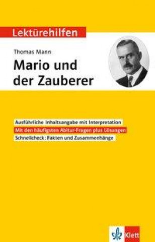 Könyv Lektürehilfen Thomas Mann, Mario und der Zauberer 