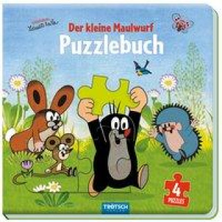 Книга Trötsch Der kleine Maulwurf Puzzlebuch mit 4 Puzzle Maulwurf 
