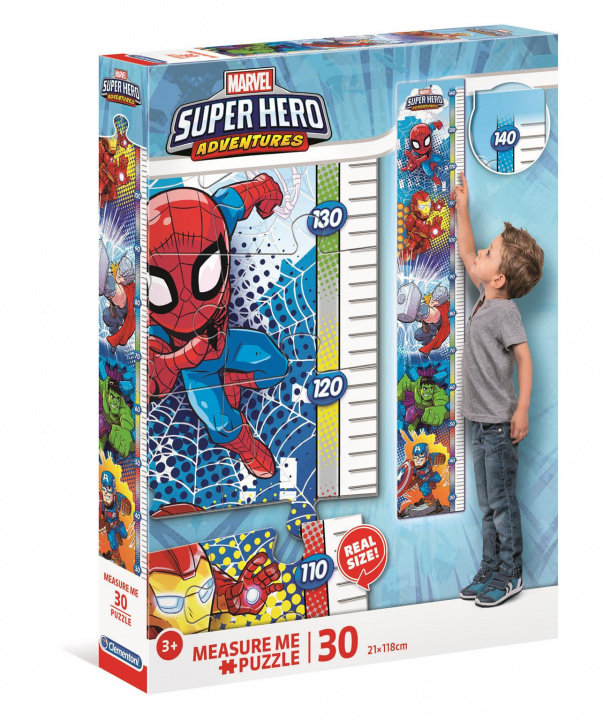 Joc / Jucărie Puzzle 30 Measure Me Marvel Super Hero Adventures 