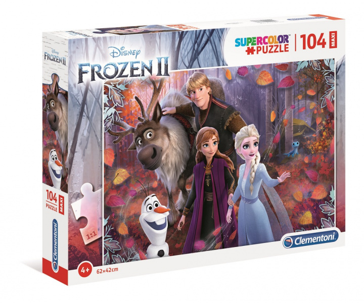 Hra/Hračka Puzzle 104 Supercolor Maxi Frozen 