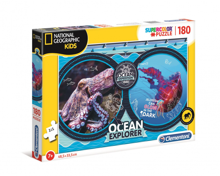 Gra/Zabawka Puzzle Supercolor National Geographic Ocean Explorer 180 