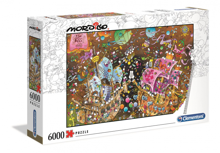 Carte Puzzle 6000 Mordillo 
