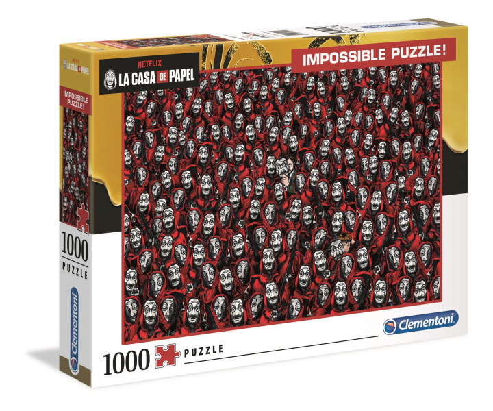 Joc / Jucărie Impossible Puzzle - La Casa de Papel 1000 neuvedený autor