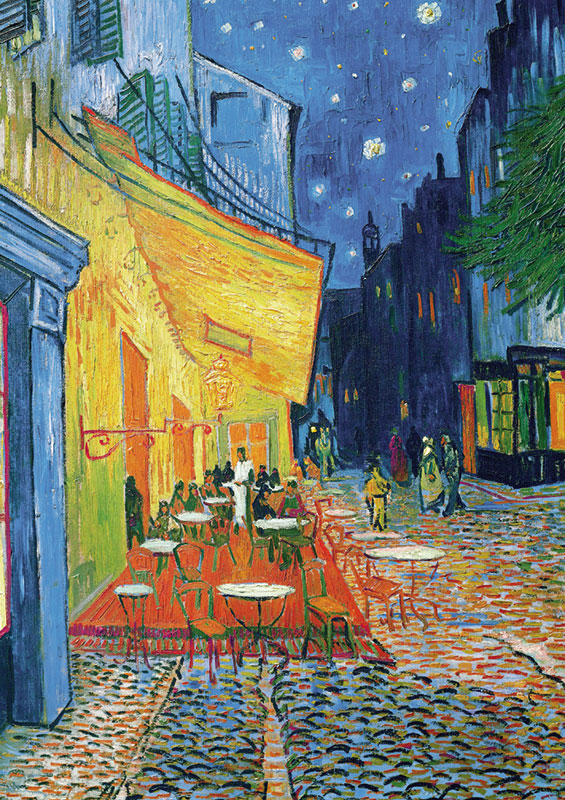 Hra/Hračka Puzzle Van Gogh, Noční kavárna 1000 dílků 