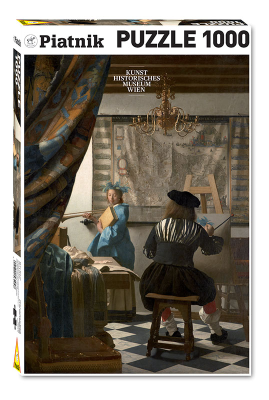 Hra/Hračka Puzzle Vermeer, Malíř 1000 dílků 