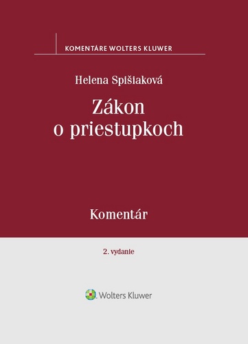 Kniha Zákon o priestupkoch Helena Spišiaková