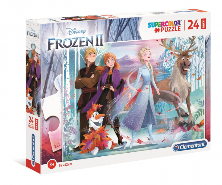 Joc / Jucărie Clementoni Puzzle Maxi Frozen 2 / 24 dílků 
