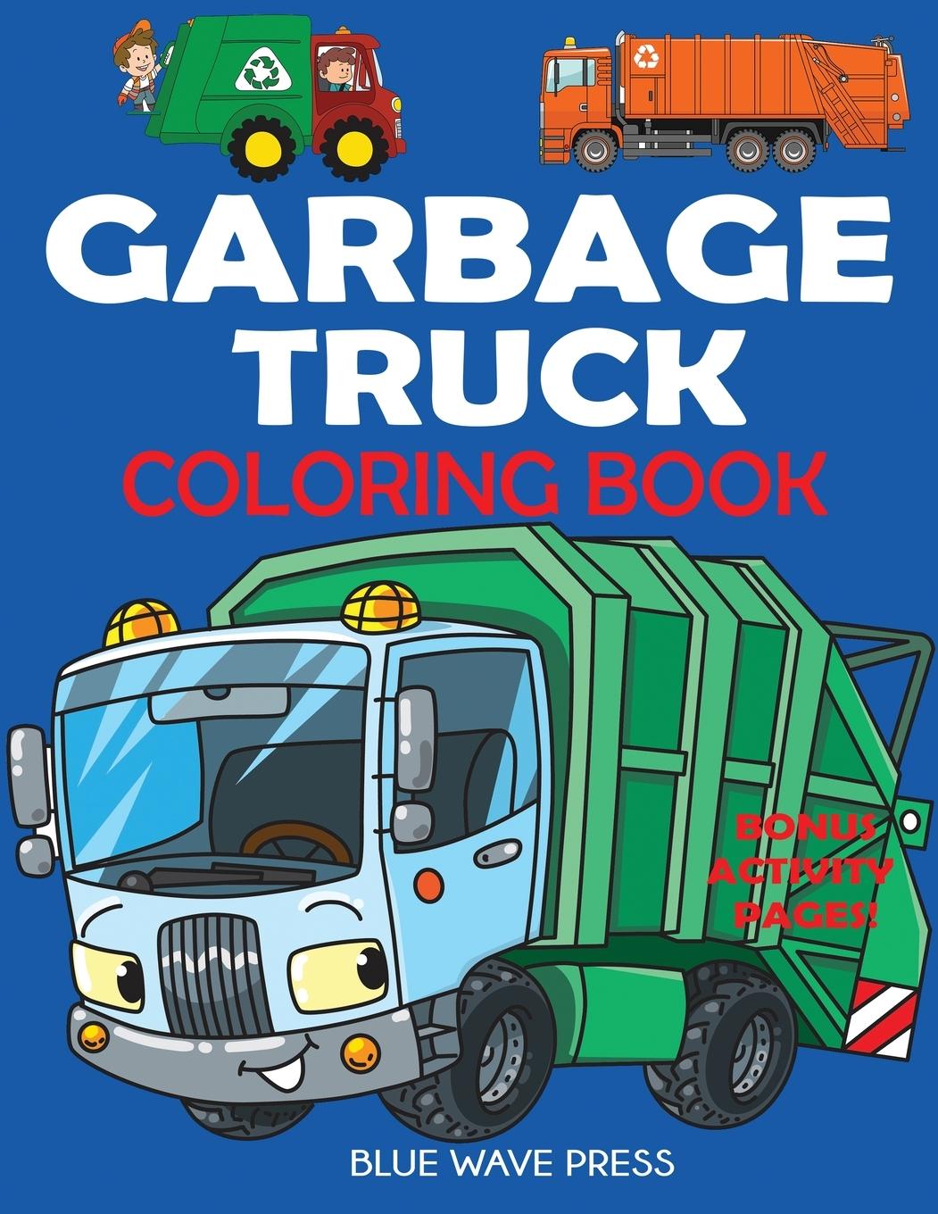 Könyv Garbage Truck Coloring Book 