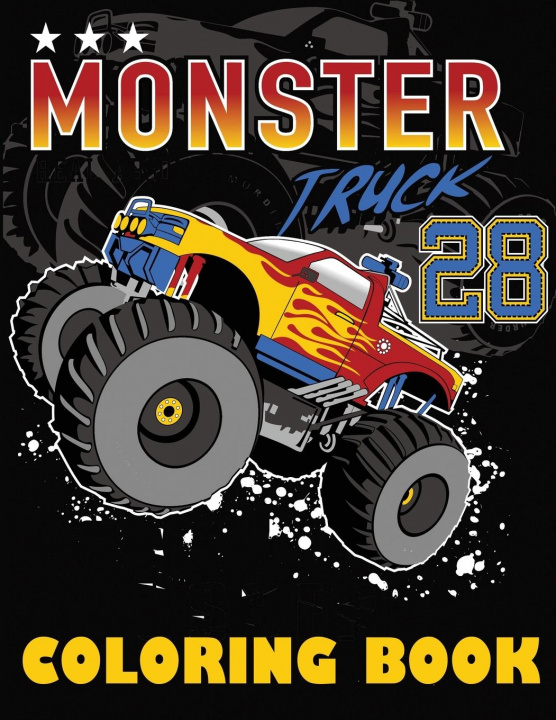 Kniha Monster Truck Coloring Book 
