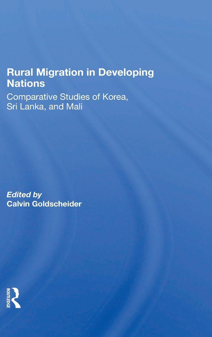 Knjiga Rural Migration In Developing Nations Calvin Goldscheider