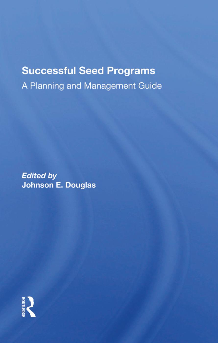 Knjiga Successful Seed Programs Johnson E. Douglas