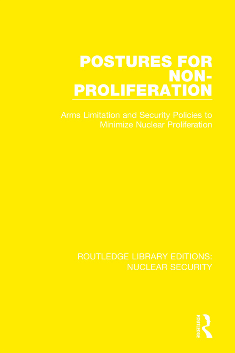 Knjiga Postures for Non-Proliferation SIPRI Stockholm International Peace Research Institute