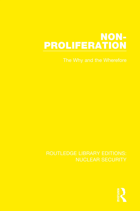 Knjiga Non-Proliferation SIPRI Stockholm International Peace Research Institute