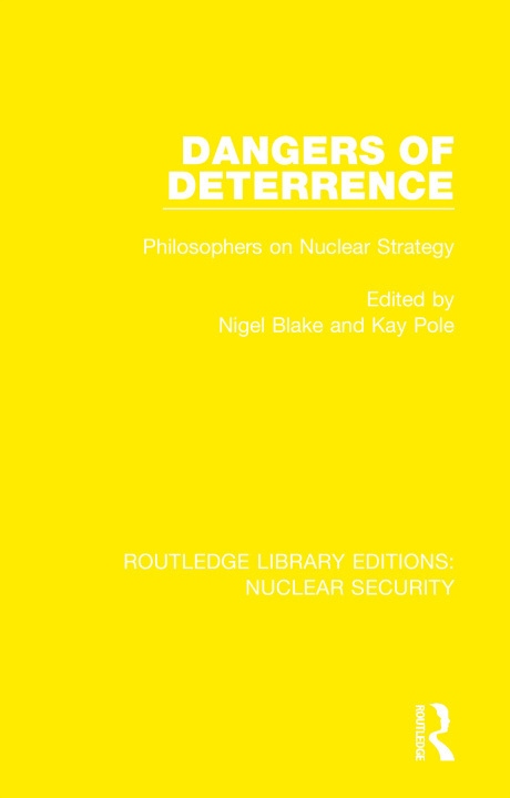 Книга Dangers of Deterrence Nigel Blake