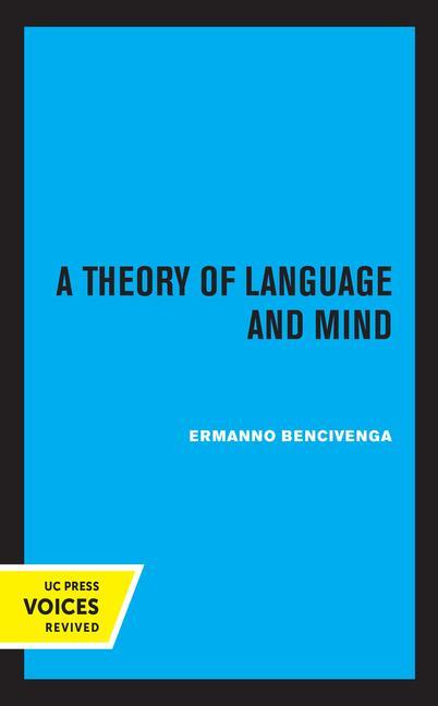 Kniha Theory of Language and Mind Ermanno Bencivenga