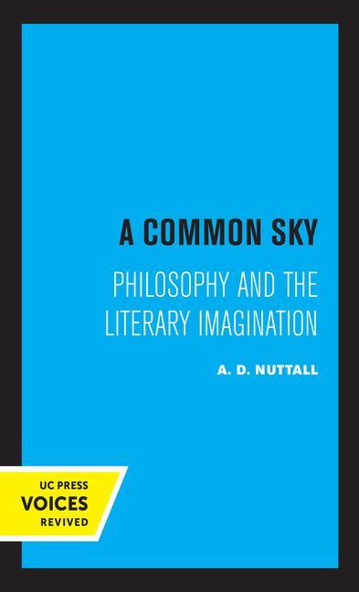 Knjiga Common Sky A.D. Nuttall