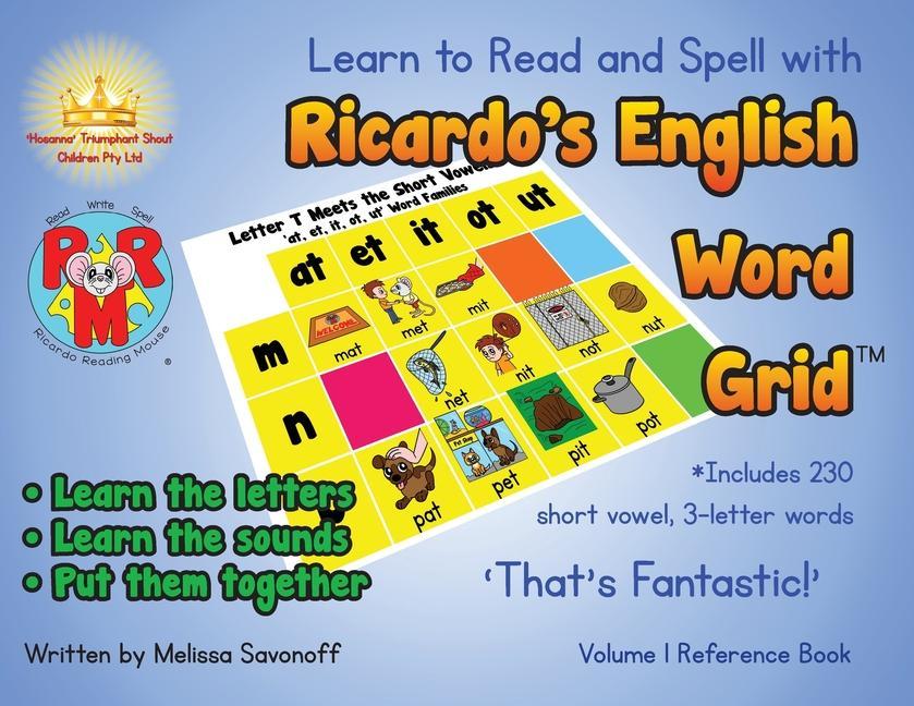 Carte Learn to Read and Spell with Ricardo's English Word Grid(TM) 