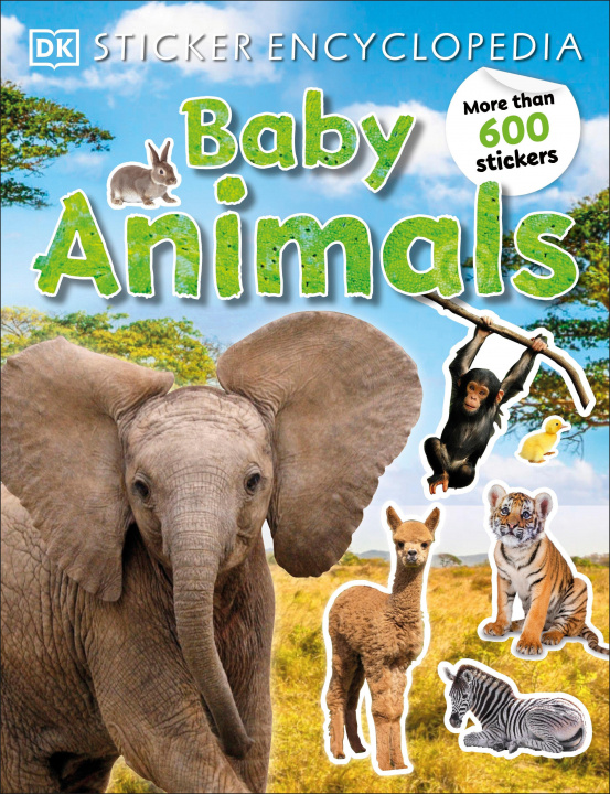 Carte Sticker Encyclopedia Baby Animals: More Than 600 Stickers 