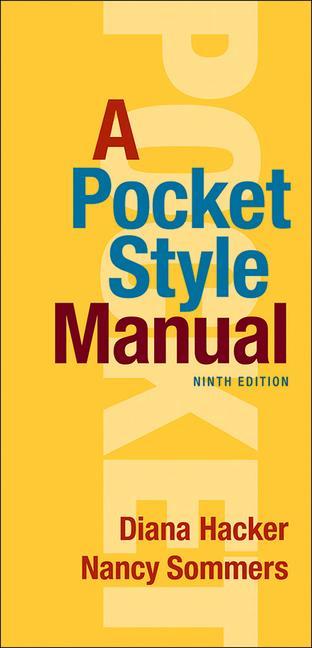 Książka Pocket Style Manual Nancy Sommers